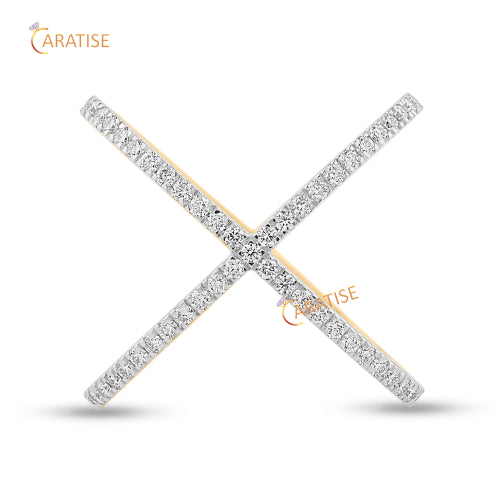 1.18 TDW Round Cut Diamond Engagement Ring 925 Silver