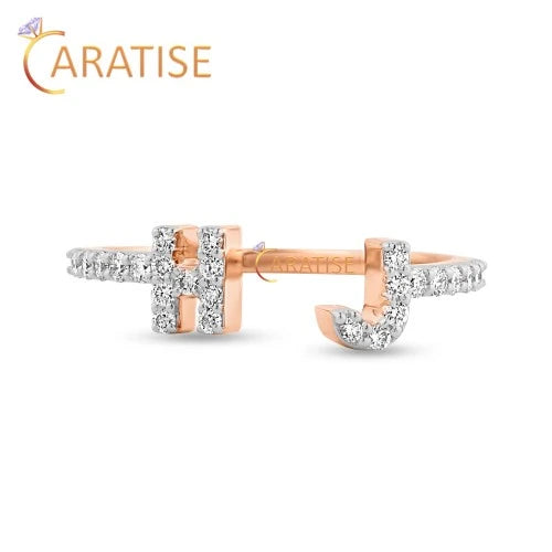 0.21 TDW Round Cut Diamond Engagement Ring 925 Silver