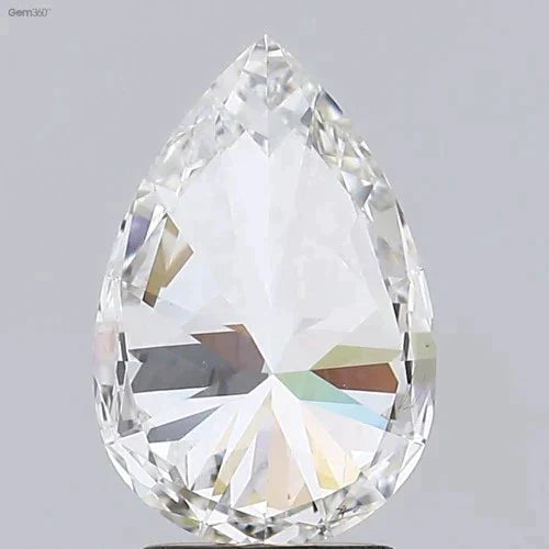 2.26-2.30 CT Lab-grown Diamond Pear Cut| D-H color | IF-SI Clarity | Prices per piece
