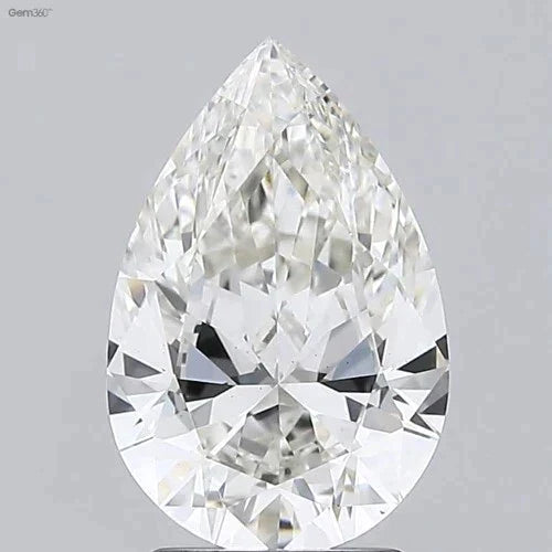 3.86-3.90 CT Lab-grown Diamond Pear Cut| D-H color | IF-SI Clarity | Prices per piece
