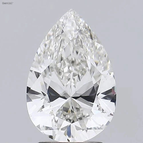 2.56-2.60 CT Lab-grown Diamond Pear Cut| D-H color | IF-SI Clarity | Prices per piece