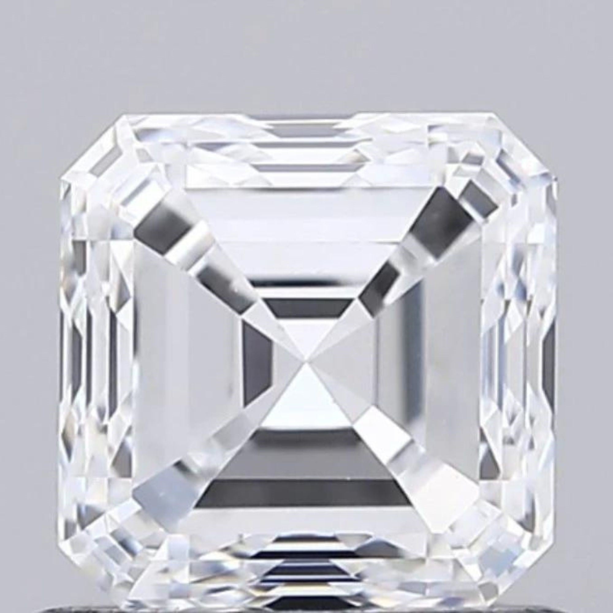2.31-2.35 CT Lab-grown Diamond Asscher Cut | D-H color | IF-SI Clarity | Prices per piece
