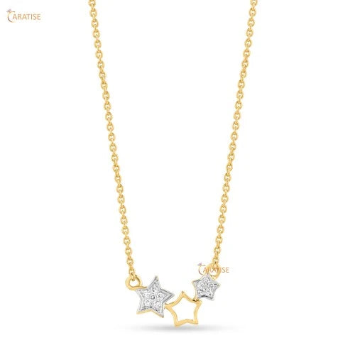 0.05 TDW Round Moissanite Diamond Custom Pendant 925 Silver