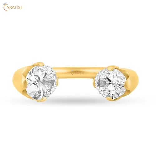 2.50 TDW Oval Cut Moissanite Diamond Engagement Ring 925 Silver