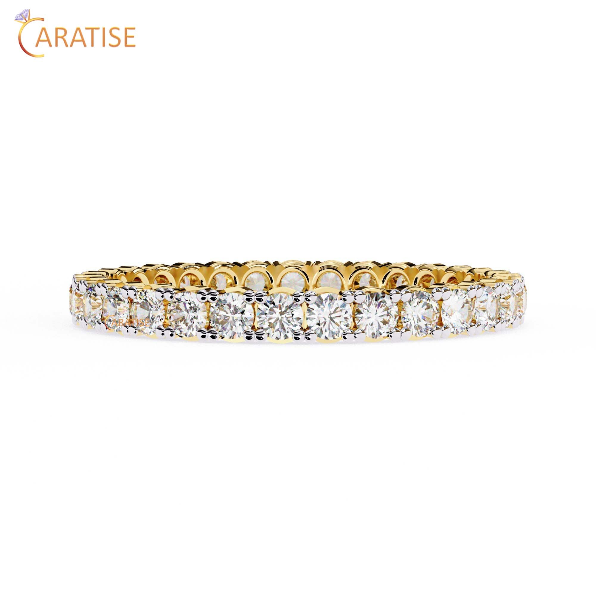 0.93 TDW Round Cut Diamond Women's Eternity Band