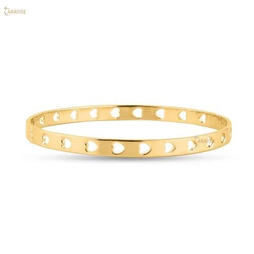 27.80 GM Yellow Gold Coated Silver Bracelet 925 Silver