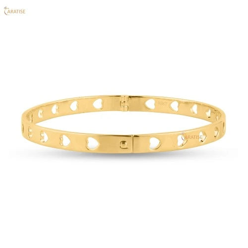 27.80 GM Yellow Gold Coated Silver Bracelet 925 Silver