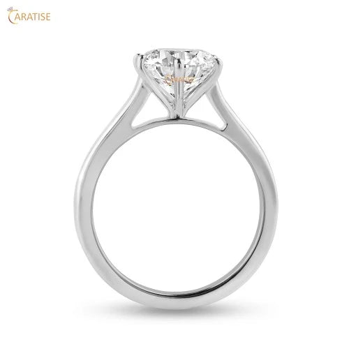 2.00 TDW Round Cut Diamond 925 Silver