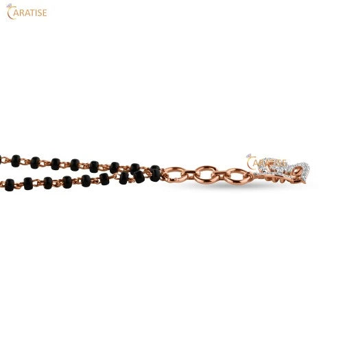 0.17 TDW Round Cut Diamond Slider Bracelet 925 Silver