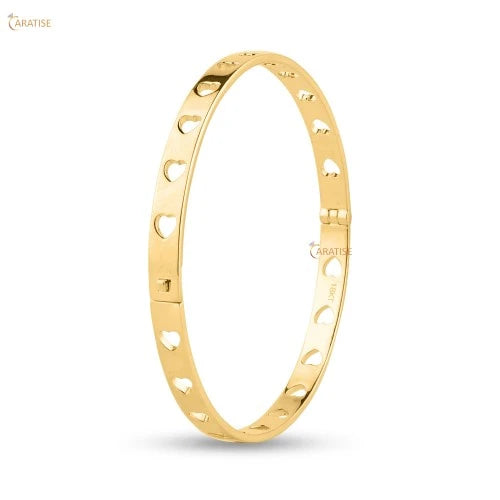 27.80 GM Yellow Gold Coated Silver Bracelet 925 Silver