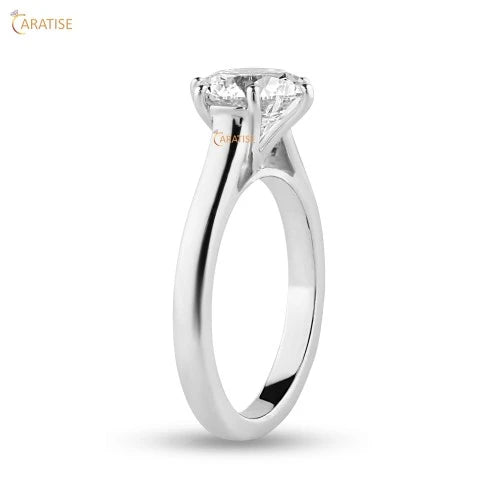 2.00 TDW Round Cut Diamond 925 Silver