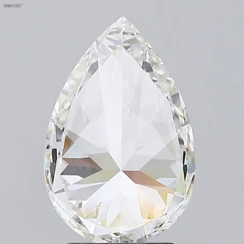 3.56-3.60 CT Lab-grown Diamond Pear Cut| D-H color | IF-SI Clarity | Prices per piece