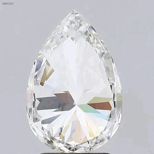 2.36-2.40 CT Lab-grown Diamond Pear Cut| D-H color | IF-SI Clarity | Prices per piece