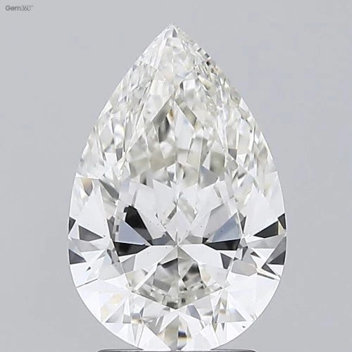 3.56-3.60 CT Lab-grown Diamond Pear Cut| D-H color | IF-SI Clarity | Prices per piece