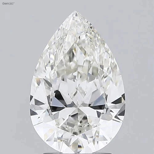 3.66-3.70 CT Lab-grown Diamond Pear Cut| D-H color | IF-SI Clarity | Prices per piece
