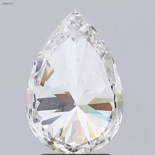 2.51-2.55 CT Lab-grown Diamond Pear Cut| D-H color | IF-SI Clarity | Prices per piece