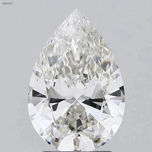 5.20-5.79 mm Size Lab-grown Diamond Pear Cut | DEF color | VVS-SI Clarity | Prices per carat