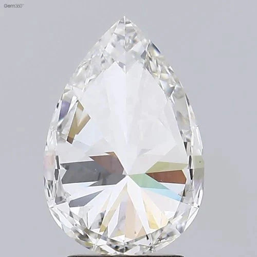 2.56-2.60 CT Lab-grown Diamond Pear Cut| D-H color | IF-SI Clarity | Prices per piece