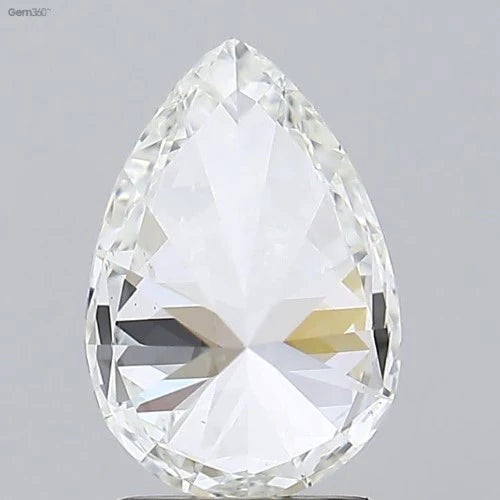 2.41-2.45 CT Lab-grown Diamond Pear Cut| D-H color | IF-SI Clarity | Prices per piece