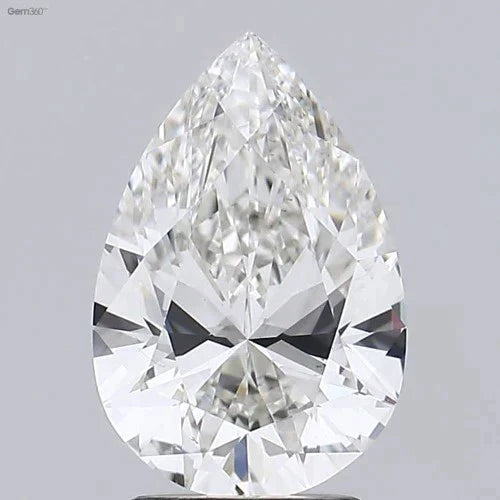 2.66-2.70 CT Lab-grown Diamond Pear Cut| D-H color | IF-SI Clarity | Prices per piece