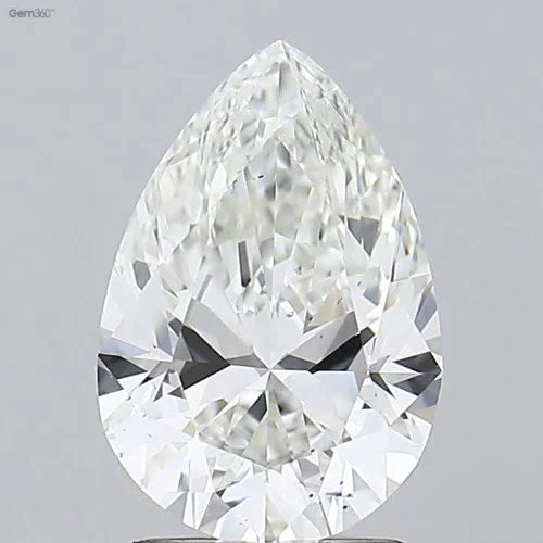 2.46-2.50 CT Lab-grown Diamond Pear Cut| D-H color | IF-SI Clarity | Prices per piece