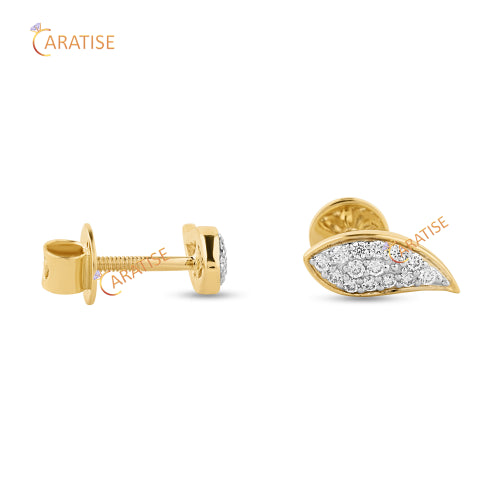 0.258 TDW Round Cut Diamond Earring | 925 Silver | Moissanite Diamond | Beautiful Present For Her