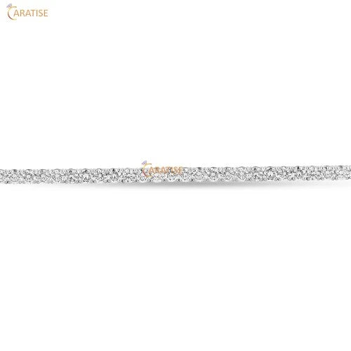 1.90 TDW Round Cut Diamond Tennis Bracelet 925 Silver