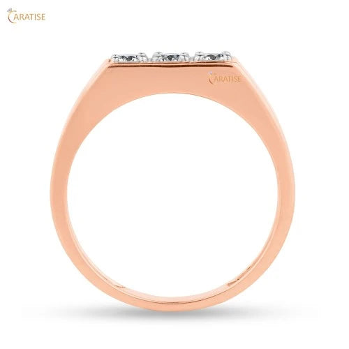 0.34 TDW Round Cut Diamond Three Stone Ring 925 Silver