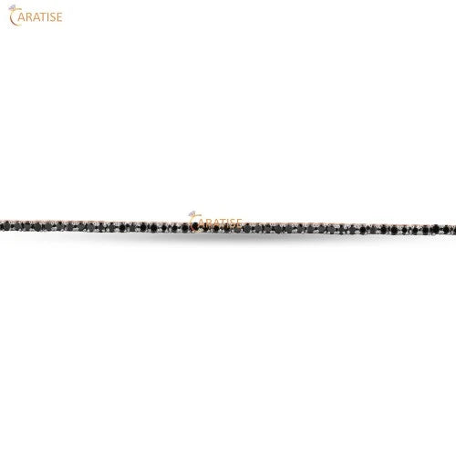 0.62 TDW Round Cut Diamond Bracelet Tennis Bracelet 925 Silver