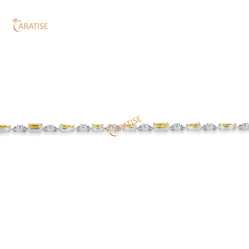 4.034 TDW Marquise, Pear, Radiant, Oval, Emerald & Round Cut Diamond 925 Silver