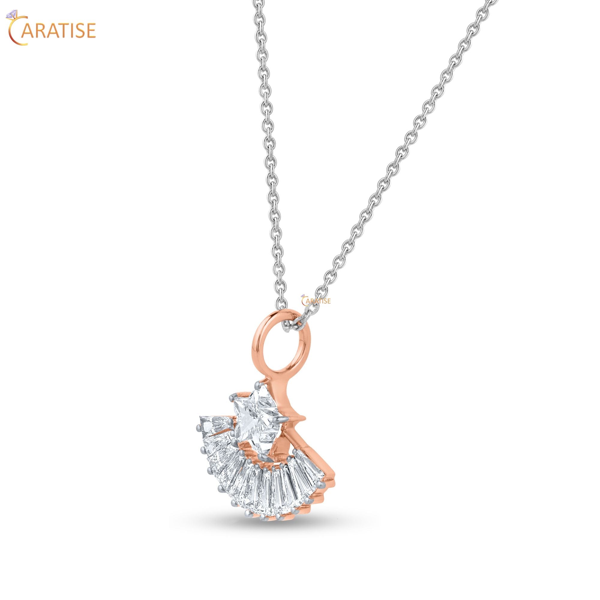 4.88 TDW Star,Baguette&Kite Cut Diamond 925 Silver