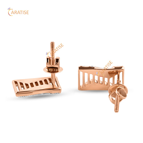 0.15 TDW Round Cut Diamond Earring | 925 Silver | Moissanite Diamond | Anniversary Gift For Her