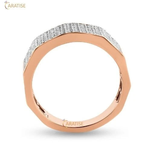 1.71 TDW Round Cut Moissanite Diamond Men's Engagement Ring 925 Silver