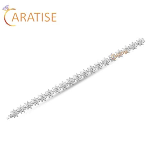 6.60 CT Cushion Cut Diamond Tennis Bracelet 925 Silver