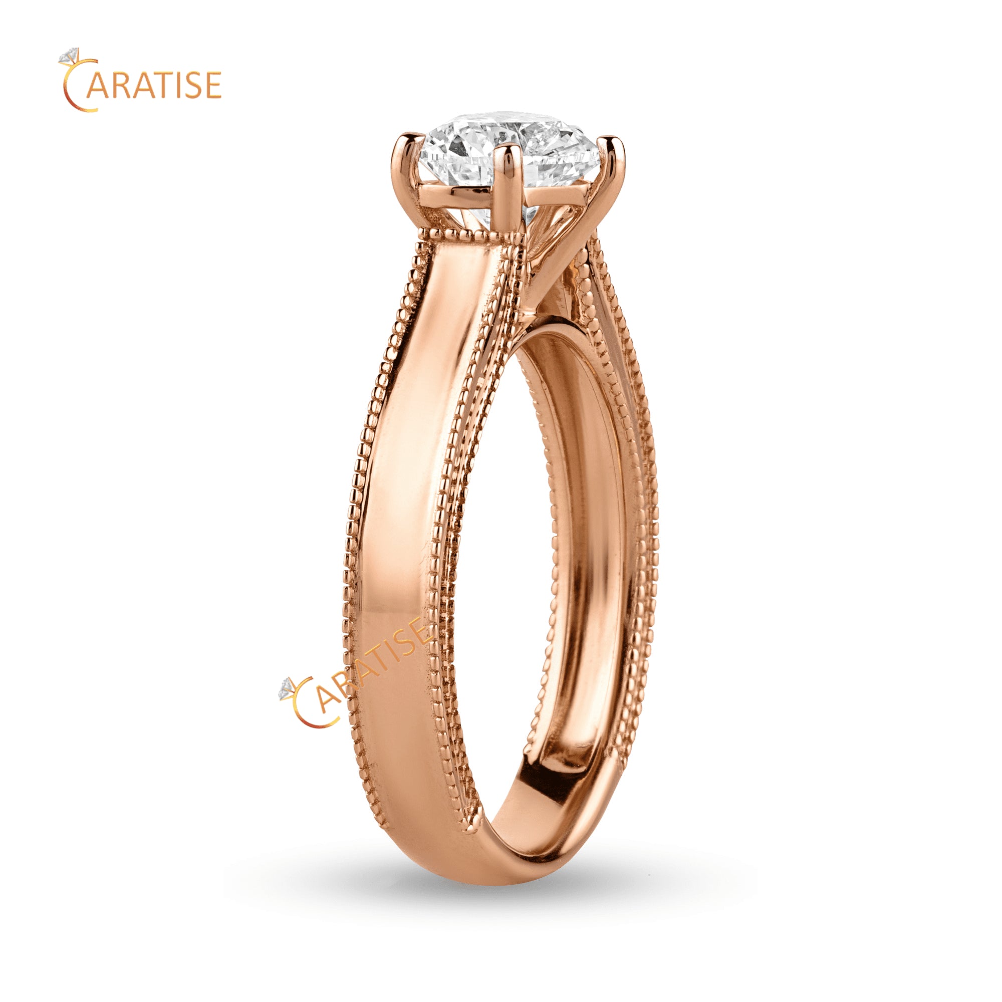 1.22 TDW Heart Cut Moissanite Diamond SolitaireRing 925 Silver