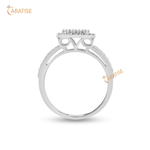 1.928  TDW Round Cut Men's Moissanite Diamond Engagement Ring 925 Silver