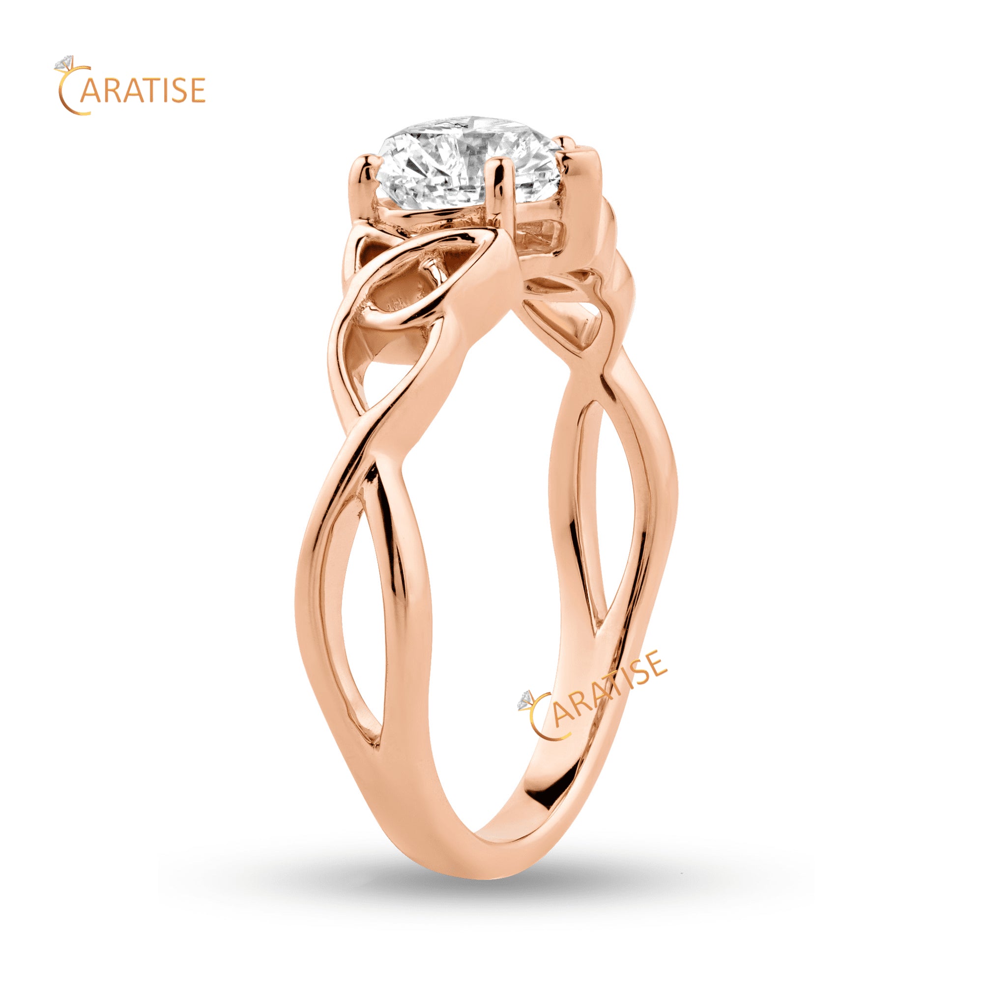 1.25 TDW Heart Cut Moissanite Diamond Solitaire Ring 925 Silver