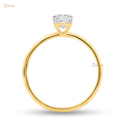 2.85 TDW Cushion Cut Diamond Solitaire Ring 925 Silver
