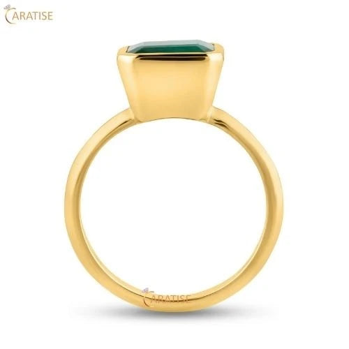 2.00 TDW F.G.Emerald Solitaire Moissanite Diamond Solitaire Ring 925 Silver