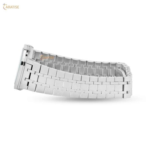0.68 TDW Round Cut Diamond Watch Moissanite Diamond Watch