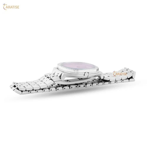 0.68 TDW Round Cut Diamond Watch Moissanite Diamond Watch