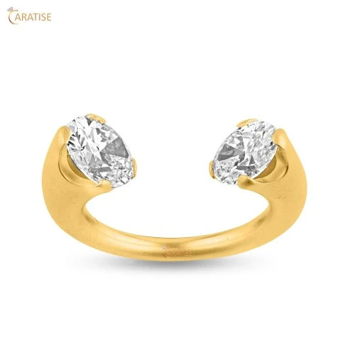 2.50 TDW Oval Cut Moissanite Diamond Engagement Ring 925 Silver