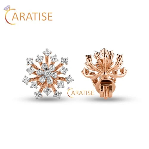 2.098 TDW Round Brilliant Cut Pendant & Earring Diamond 925 silver