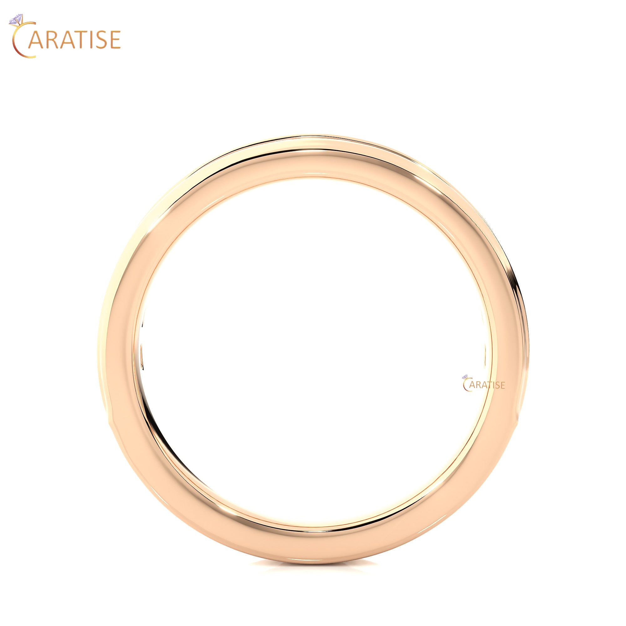 0.92 TDW Round Cut Moissanite Diamond Band Ring 925 Silver