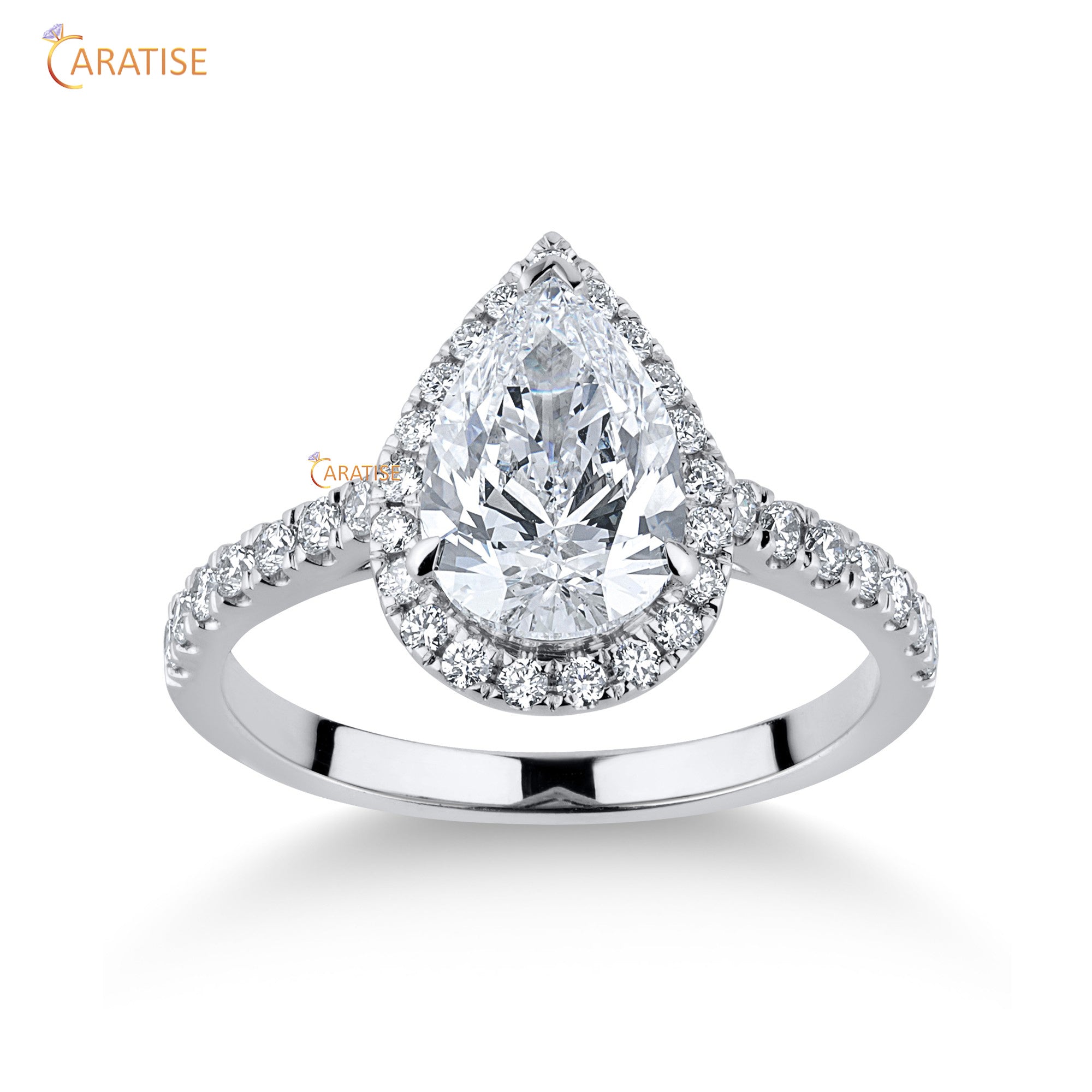 2.75 TDW Pear & Round Cut Mossiante Diamond Men's Band Ring 925 Silver