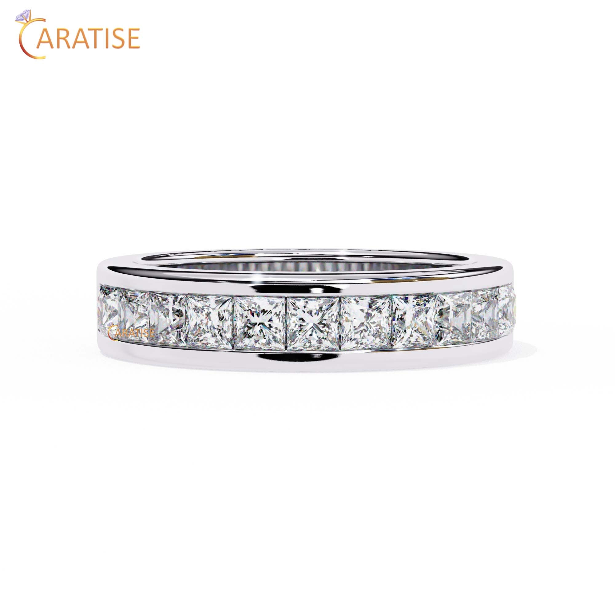 1.07 TDW Princess Cut Diamond Women's Band