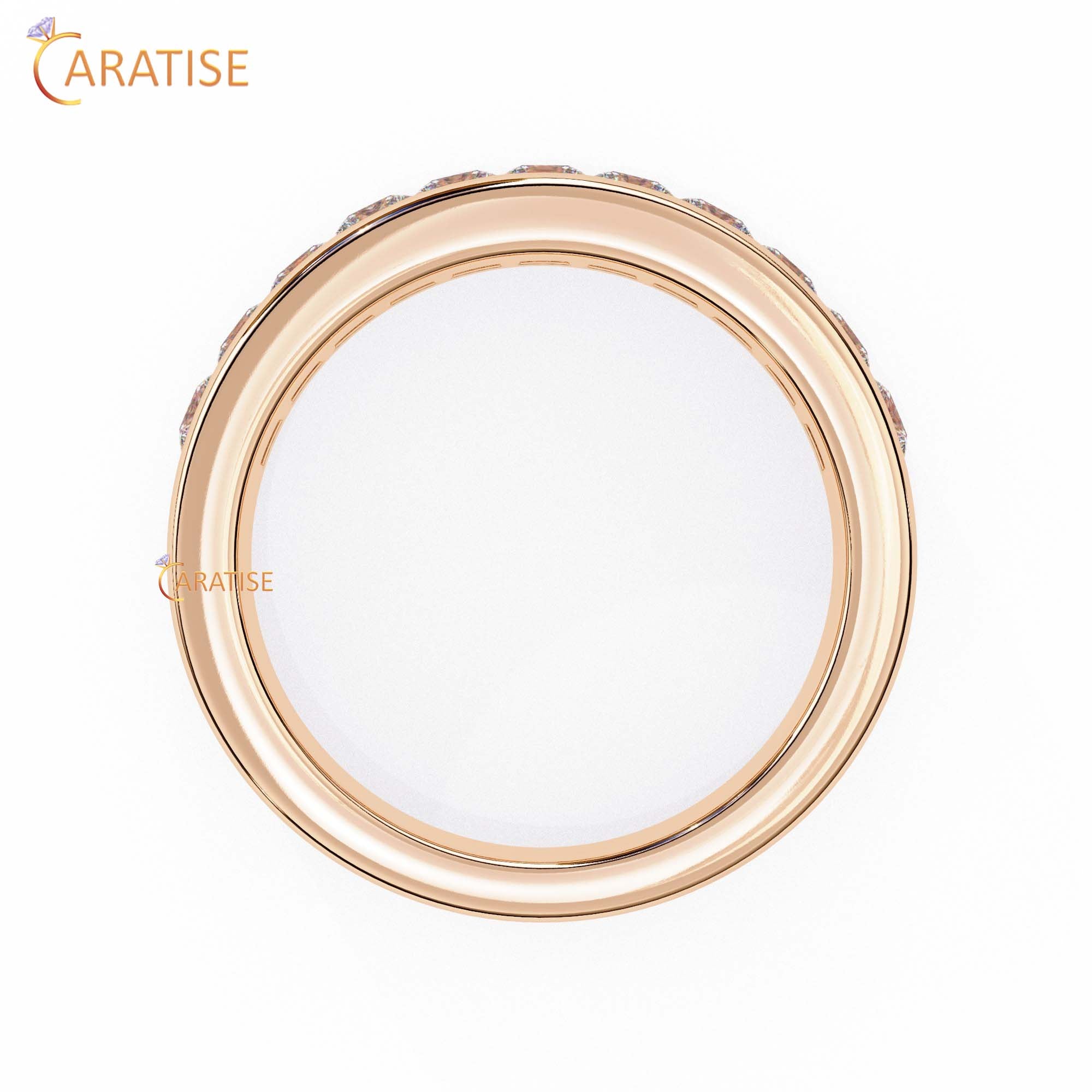 1.07 TDW Princess Cut Diamond Women's Band