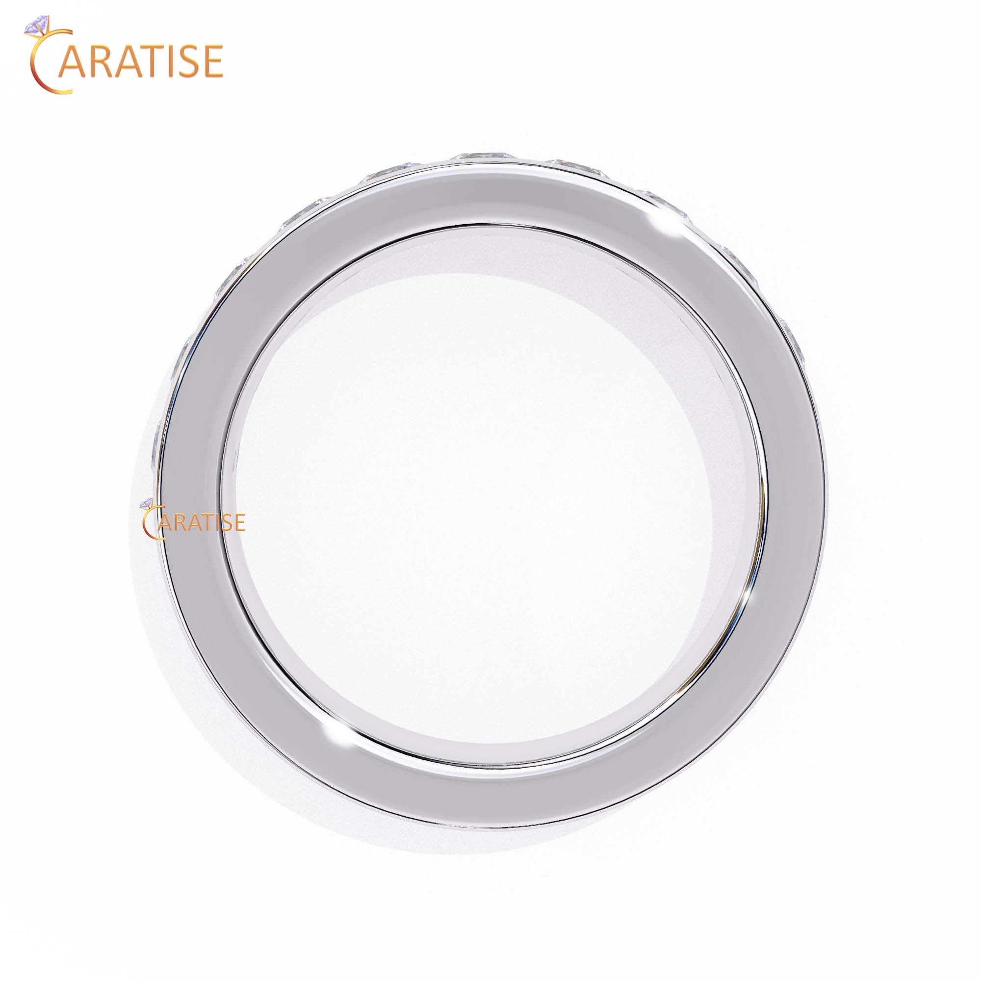 1.01 TDW Round Cut Diamond Women's Band