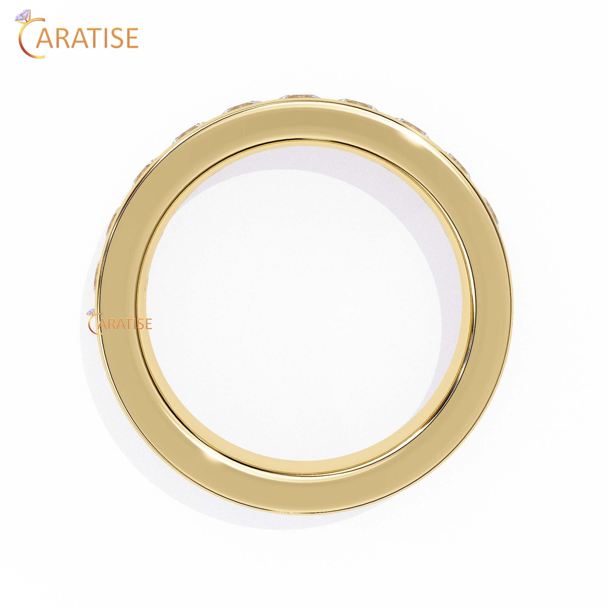 1.01 TDW Round Cut Diamond Women's Band