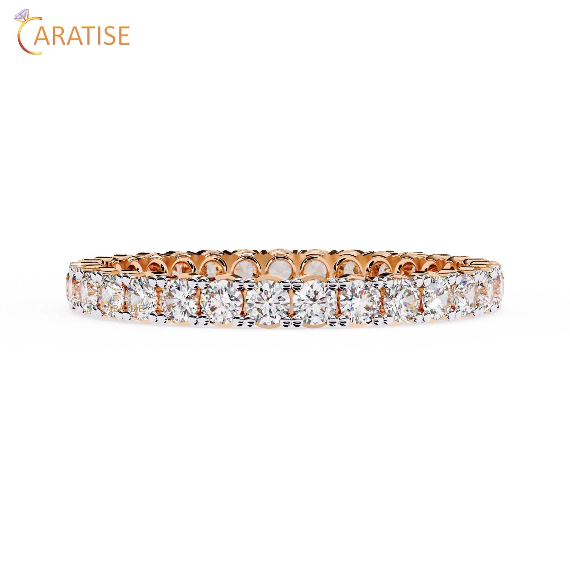 0.93 TDW Round Cut Diamond Women's Eternity Band